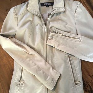 Kenneth Cole women’s faux leather jacket.